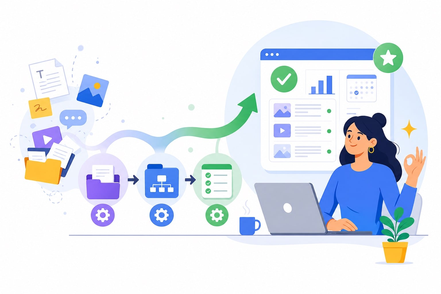 Flat Illustration Style Example