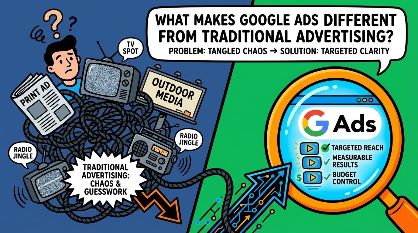 What Makes Google Ads Different from Traditional Advertising?