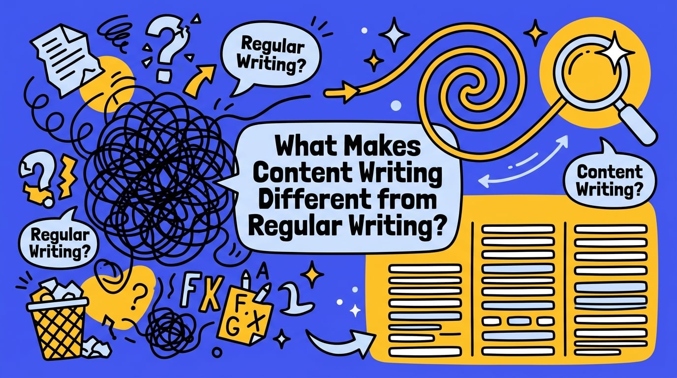What Makes Content Writing Different from Regular Writing?