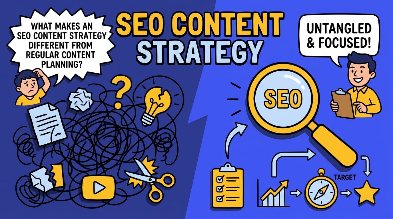 What Makes an SEO Content Strategy Different from Regular Content Planning?