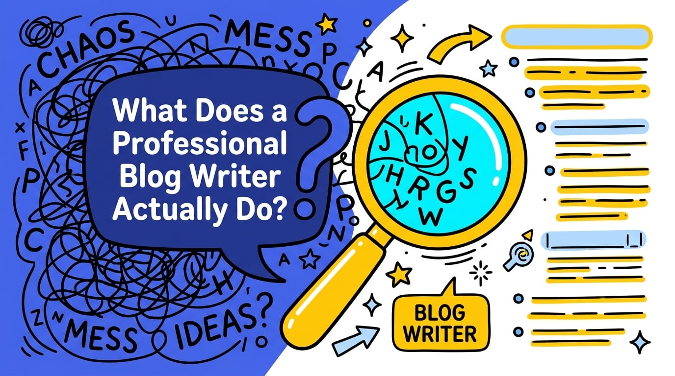 What Does a Professional Blog Writer Actually Do?