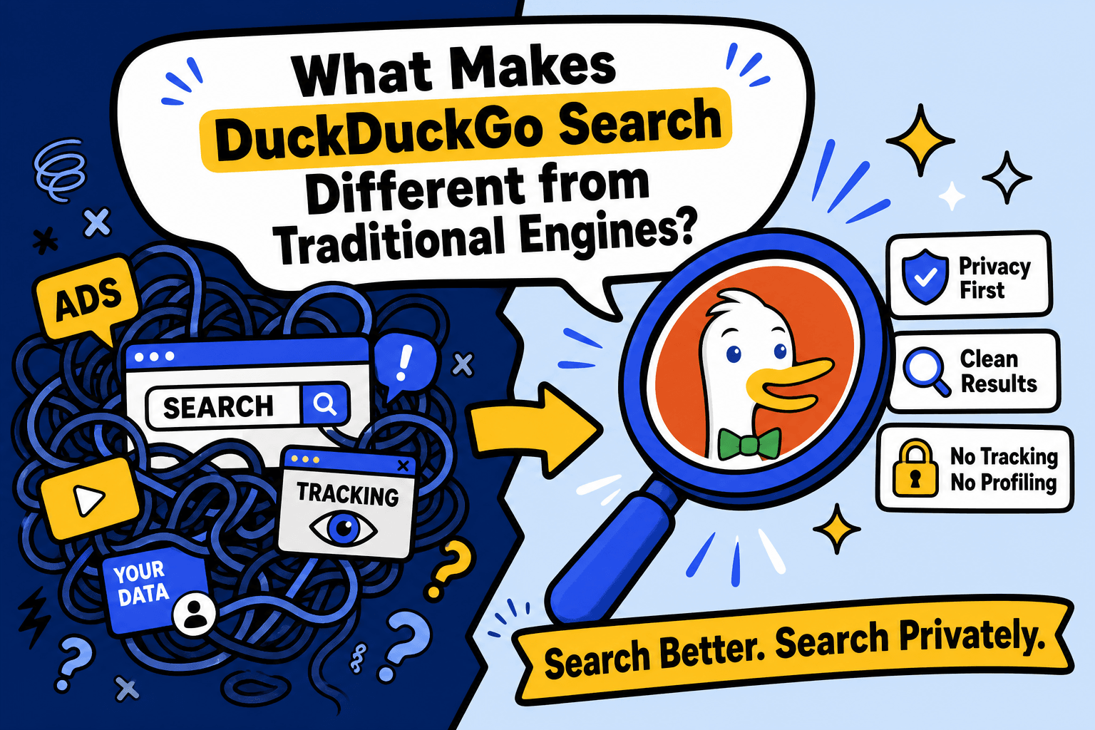 What Makes DuckDuckGo Search Different from Traditional Engines?
