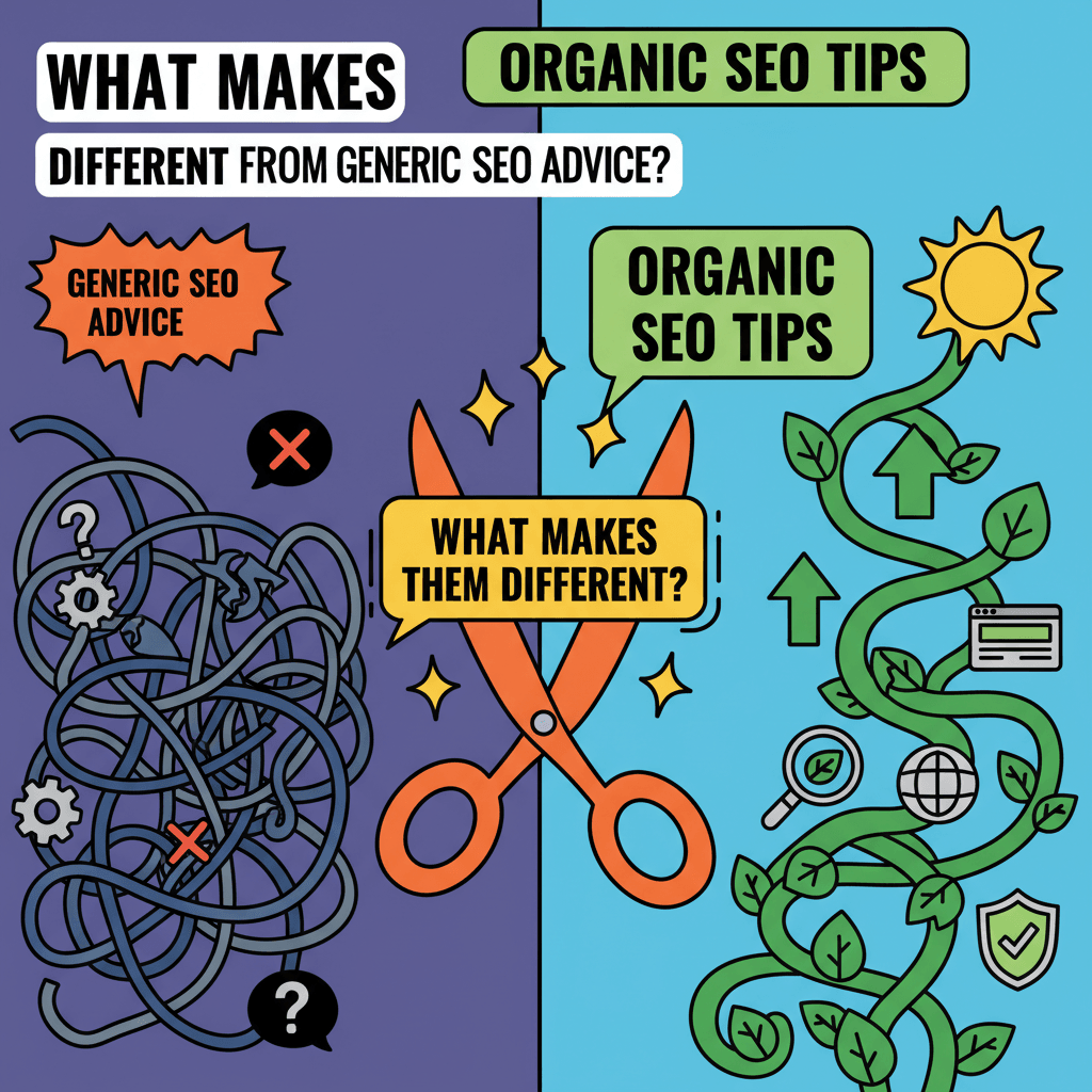 What Makes Organic SEO Tips Different from Generic SEO Advice?