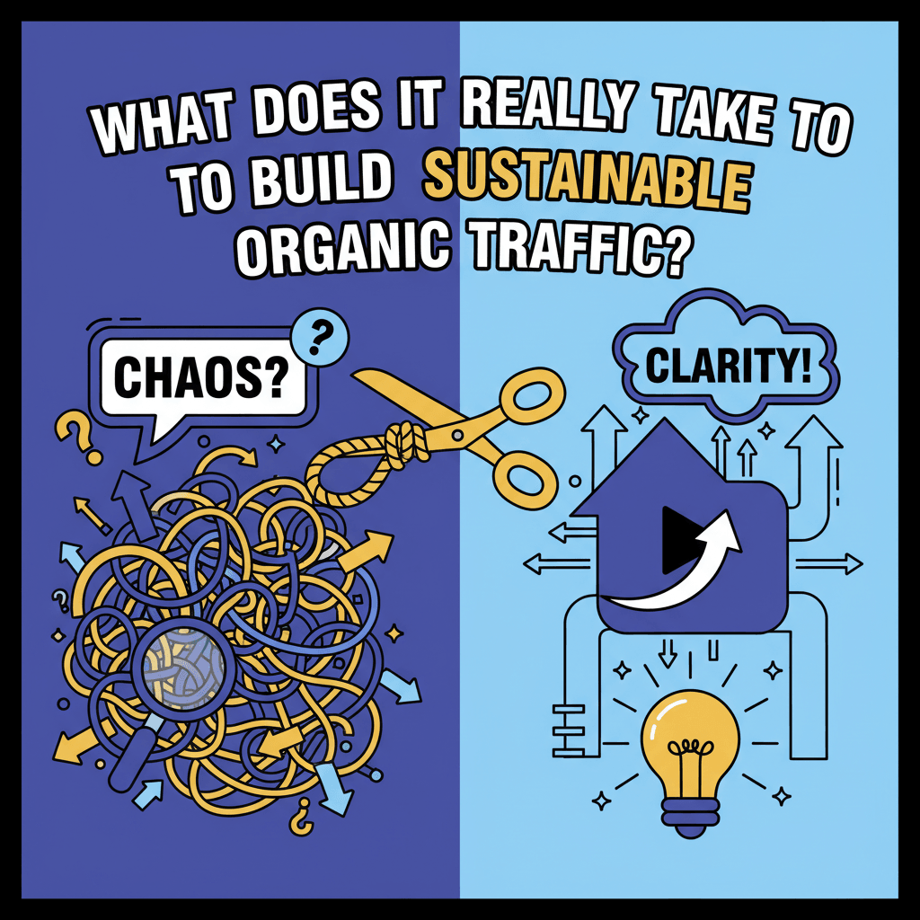 What Does It Really Take to Build Sustainable Organic Traffic?
