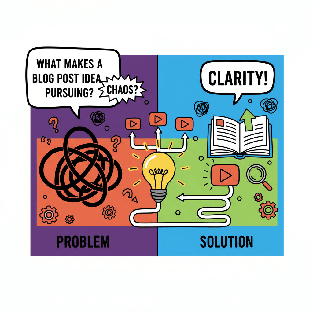 What Makes a Blog Post Idea Worth Pursuing?