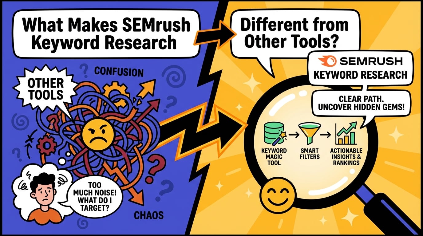 What Makes SEMrush Keyword Research Different from Other Tools?