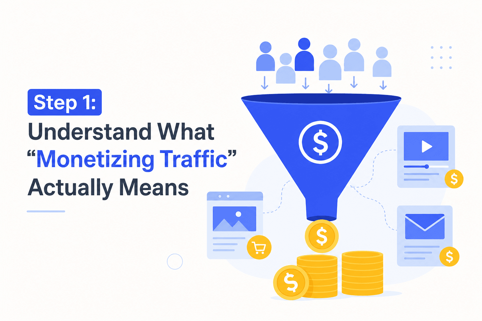 Step 1: Understand What "Monetizing Traffic" Actually Means